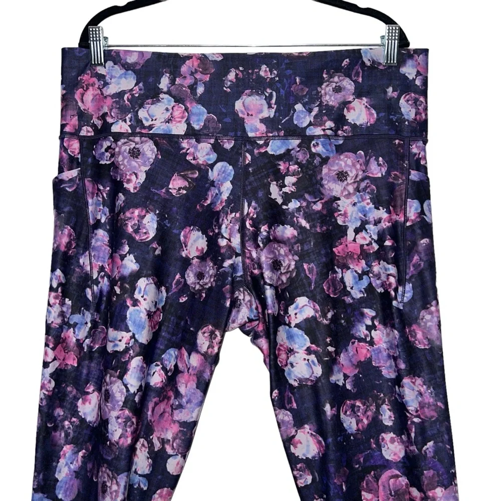 Athleta Salutation Stash Pocket II Printed Tight Size 2X - Picture 5 of 16
